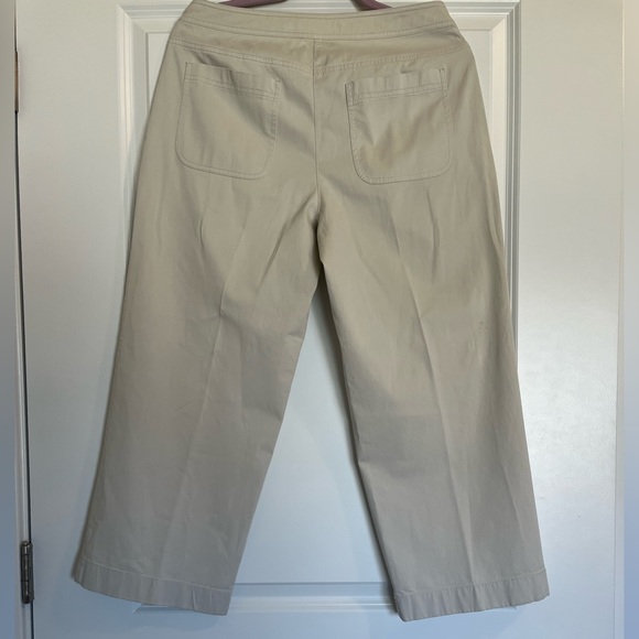Eileen Fisher Women’s Wide Leg khaki pants size Small - Picture 2 of 9